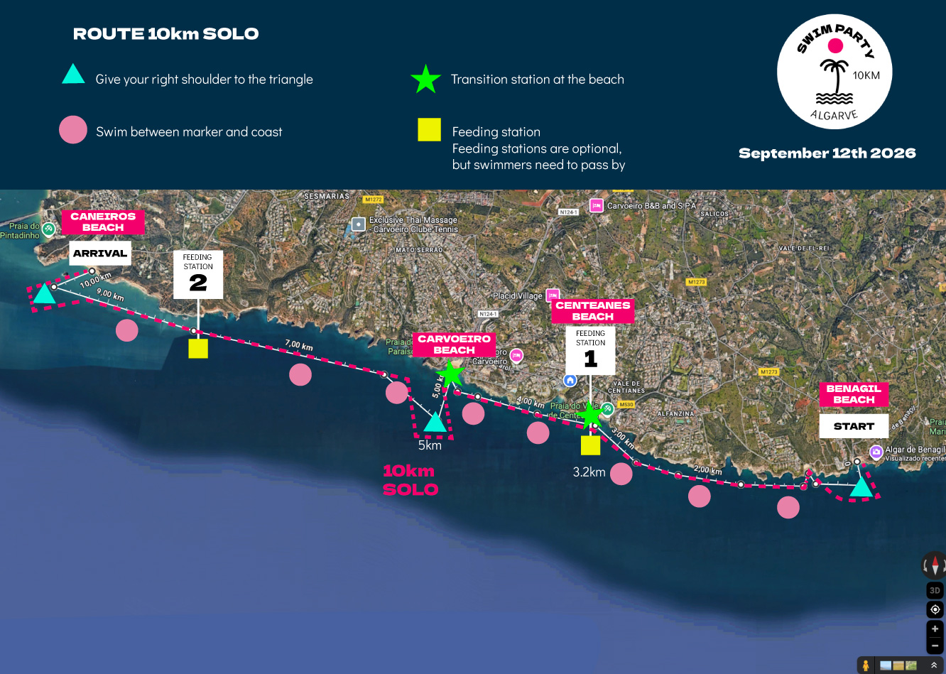 10km solo route map (EN)