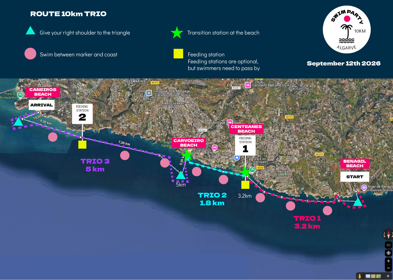 10km trio route map (EN)