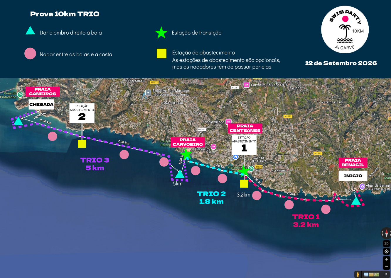 10km trio route map (PT)